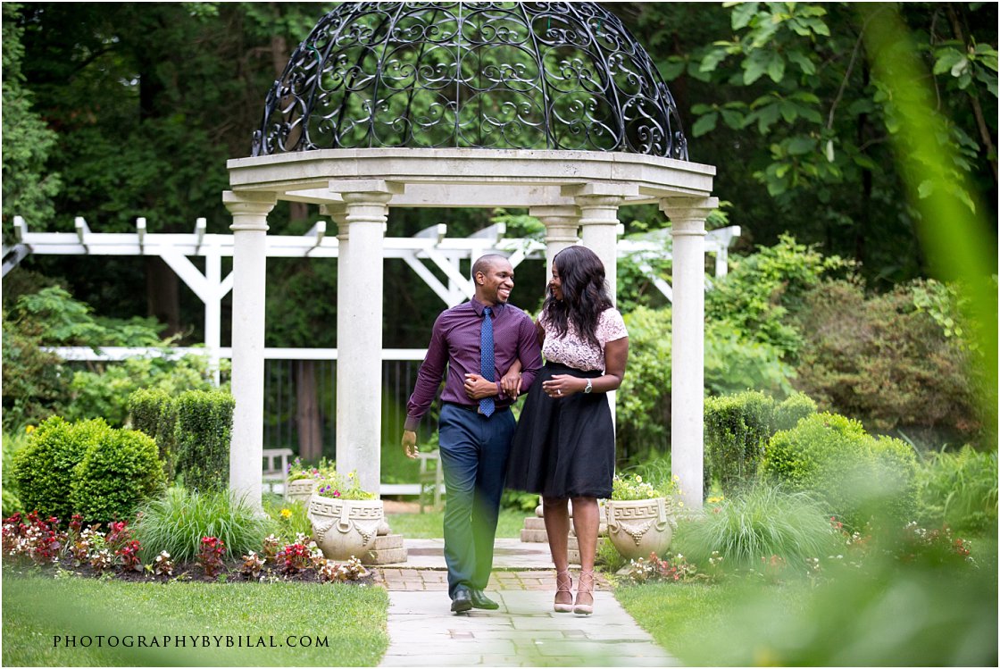 Sayen Gardens Engagement Pictures